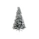 Коледно дърво DKD Home Decor Бял Зелен полиетилен Снежен 140 x 140 x 210 cm