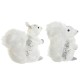 Коледна Украса DKD Home Decor Бял Катерица 22 x 11 x 22 cm (2 броя) Коледна Украса DKD Home Decor Бял Катерица 22 x 11 x 22 cm (2 броя)