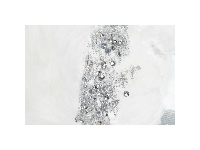 Коледна Украса DKD Home Decor Бял Катерица 22 x 11 x 22 cm (2 броя) Коледна Украса DKD Home Decor Бял Катерица 22 x 11 x 22 cm (2 броя)