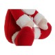 Коледна Украса DKD Home Decor Бял Червен 24 x 14 x 30,5 cm (2 броя)