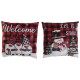 Възглавница DKD Home Decor Коледа Многоцветен полиестер 40 x 10 x 40 cm (2 броя)