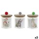 Свещ DKD Home Decor Многоцветен Помпони Коледа 8 x 8 x 9 cm 8 x 8 x 11 cm (3 броя) (2 броя)