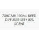 Дамска Чанта DKD Home Decor Бял Зелен 7 x 7 x 8 cm
