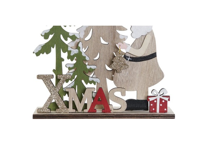 Коледна Украса DKD Home Decor Многоцветен 18 x 5 x 20 cm (2 броя)