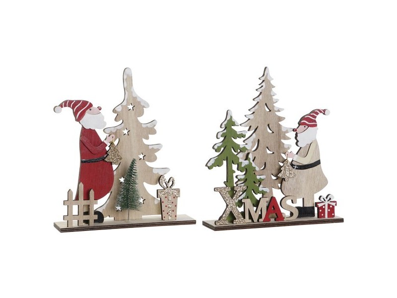 Коледна Украса DKD Home Decor Многоцветен 18 x 5 x 20 cm (2 броя)