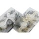Комплект Свещи DKD Home Decor Златен Сребрист Коледа 10 x 10 x 7 cm (2 броя)