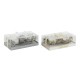 Комплект Свещи DKD Home Decor Златен Сребрист Коледа 10 x 10 x 7 cm (2 броя)