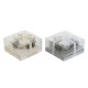Свещ DKD Home Decor Златен Сребрист Коледа 15 x 15 x 5 cm (2 броя)