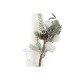 Комплект Свещи DKD Home Decor Бял Коледа 21 x 10 x 5 cm 2 x 2 x 20 cm (4 Части)