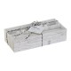 Комплект Свещи DKD Home Decor Бял Коледа 21 x 10 x 5 cm 2 x 2 x 20 cm (4 Части)
