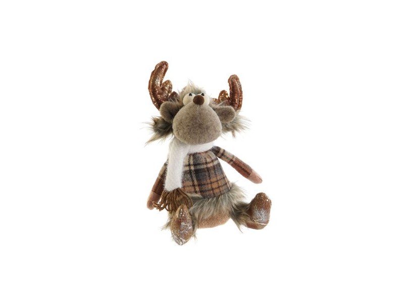 Коледна Украса DKD Home Decor Кафяв Царица 14 x 12 x 35 cm (2 броя)