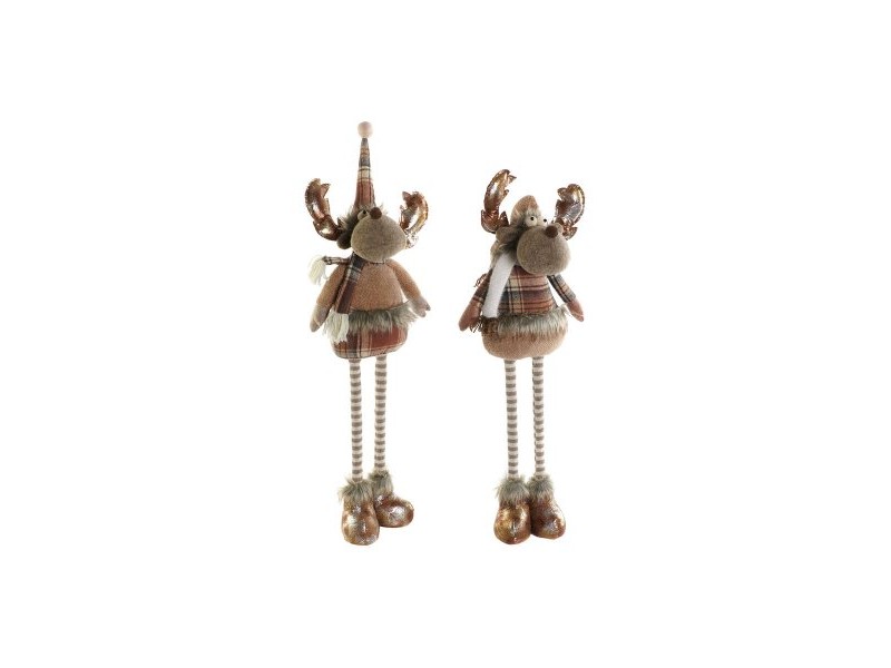 Коледна Украса DKD Home Decor Кафяв Царица 18 x 17 x 48 cm (2 броя) Коледна Украса DKD Home Decor Кафяв Царица 18 x 17 x 48 cm (2 броя)