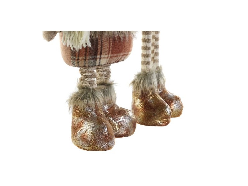Коледна Украса DKD Home Decor Кафяв Царица 18 x 17 x 48 cm (2 броя)