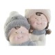 Коледна Украса DKD Home Decor Многоцветен Деца 18,5 x 22 x 51 cm (2 броя)