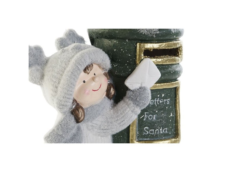 Коледна Украса DKD Home Decor Многоцветен 16 x 28 x 40 cm (2 броя)