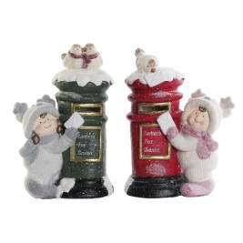 Коледна Украса DKD Home Decor Многоцветен 16 x 28 x 40 cm (2 броя)