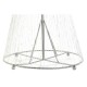 Коледно дърво DKD Home Decor Сребрист Метал 25 x 25 x 60 cm