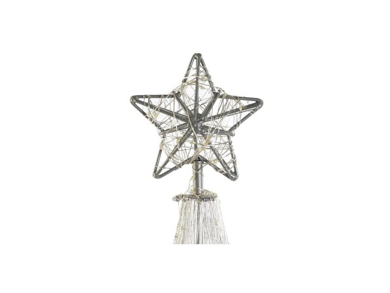 Коледно дърво DKD Home Decor Сребрист Метал 25 x 25 x 60 cm