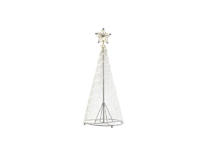 Коледно дърво DKD Home Decor Сребрист Метал 25 x 25 x 60 cm