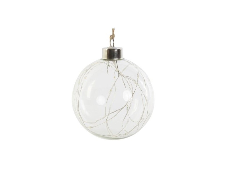 Висяща украса DKD Home Decor Прозрачен Кристал 10 x 10 x 10 cm (2 броя)