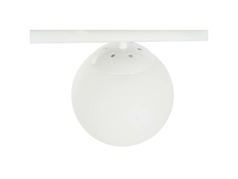 Полилей DKD Home Decor 98 x 45 x 30 cm Кристал Метал Бял 50 W