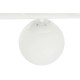 Полилей DKD Home Decor 98 x 45 x 30 cm Кристал Метал Бял 50 W