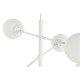 Полилей DKD Home Decor 96 x 73 x 50 cm Кристал Метал Бял 50 W