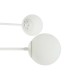Полилей DKD Home Decor 96 x 73 x 50 cm Кристал Метал Бял 50 W