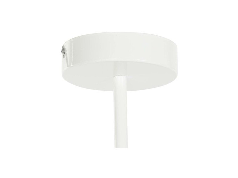 Полилей DKD Home Decor 96 x 73 x 50 cm Кристал Метал Бял 50 W