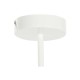 Полилей DKD Home Decor 96 x 73 x 50 cm Кристал Метал Бял 50 W