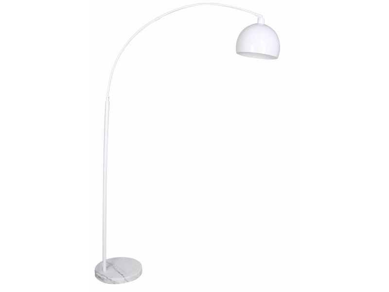 Лампион DKD Home Decor 36 x 110 x 195 cm Метал Бял Мрамор 220 V 50 W 60 W