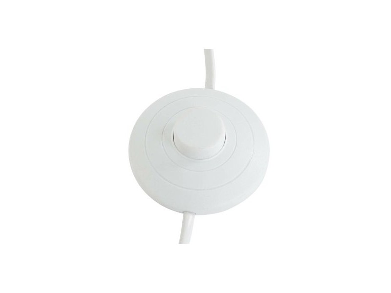 Лампион DKD Home Decor 35 x 25 x 167 cm Кристал Метал Бял 220 V 50 W