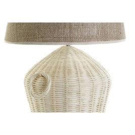 Настолна лампа DKD Home Decor Бял Кафяв 50 W 220 V 42 x 42 x 70 cm