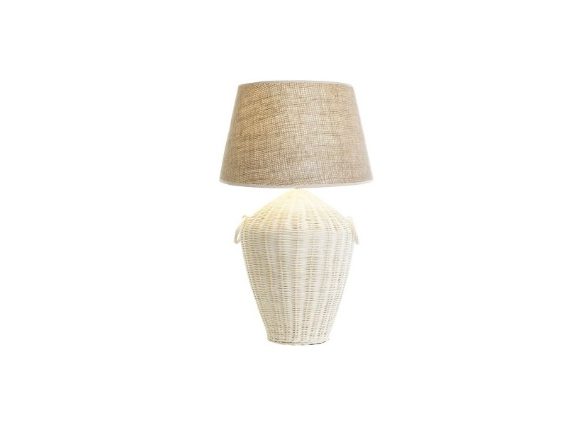 Настолна лампа DKD Home Decor Бял Кафяв 50 W 220 V 42 x 42 x 70 cm