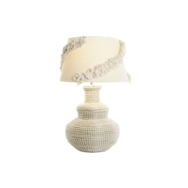 Настолна лампа DKD Home Decor Бял Кафяв 50 W 220 V 42 x 42 x 70 cm