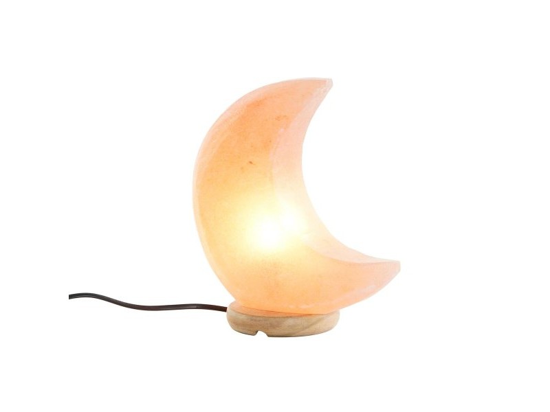 Настолна лампа DKD Home Decor Розов Сол Aкациево дърво 15 W 220 V 20 x 10 x 23 cm