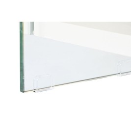 Лавица DKD Home Decor Бял Прозрачен Кристал Дървен MDF 90 x 35 x 180 cm (1)