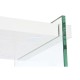 Лавица DKD Home Decor Бял Прозрачен Кристал Дървен MDF 90 x 35 x 180 cm (1)