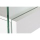 Лавица DKD Home Decor Бял Прозрачен Кристал Дървен MDF 90 x 35 x 180 cm (1)
