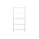 Лавица DKD Home Decor Бял Прозрачен Кристал Дървен MDF 90 x 35 x 180 cm (1)