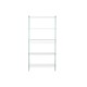 Лавица DKD Home Decor Бял Прозрачен Кристал Дървен MDF 90 x 35 x 180 cm (1)