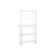 Лавица DKD Home Decor Бял Прозрачен Кристал Дървен MDF 90 x 35 x 180 cm (1)