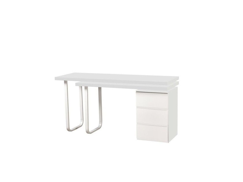 Бюро DKD Home Decor 150 x 120 x 75 cm Естествен Метал Бял Дървен MDF