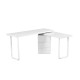 Бюро DKD Home Decor 150 x 120 x 75 cm Естествен Метал Бял Дървен MDF Бюро DKD Home Decor 150 x 120 x 75 cm Естествен Метал Бял Дървен MDF