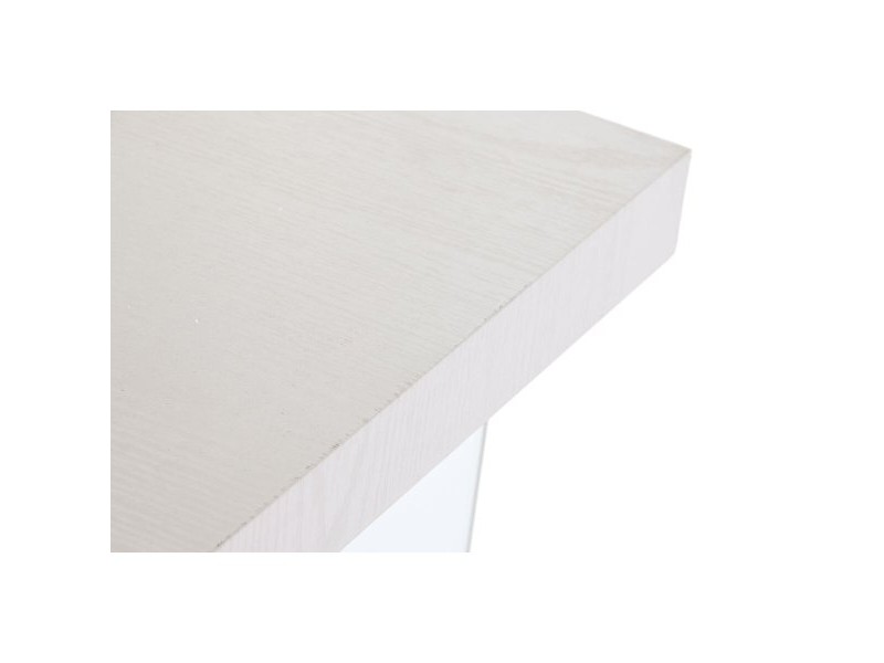 Бюро DKD Home Decor Бял Прозрачен Кристал Дървен MDF 120 x 50 x 76 cm
