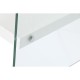 Бюро DKD Home Decor Бял Прозрачен Кристал Дървен MDF 120 x 50 x 76 cm