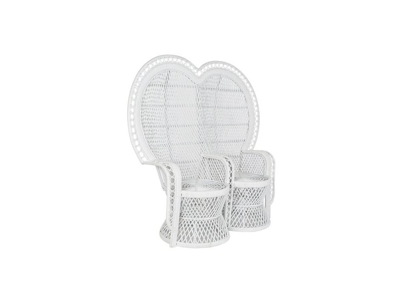 Градинско кресло DKD Home Decor Бял 188 x 50 x 140 cm 154 x 70 x 144 cm 15700 x 68 x 145,5 cm