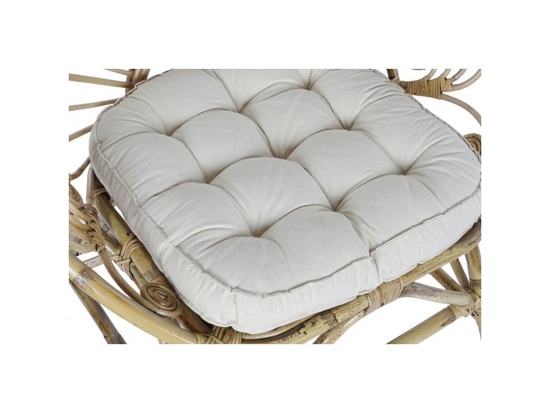Градинско кресло DKD Home Decor Бял Кафяв 75 x 50 x 90 cm 80 x 66 x 89 cm 84 x 70 x 90 cm