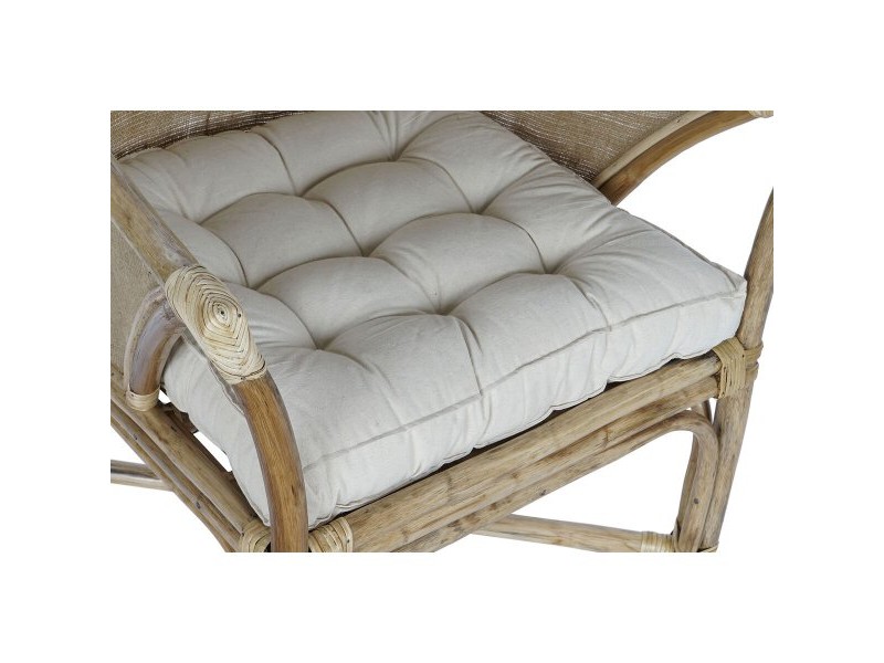 Градинско кресло DKD Home Decor Бял Кафяв 66 x 50 x 90 cm 63 x 66 x 88 cm 65 x 63 x 90 cm