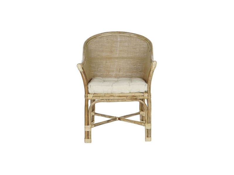 Градинско кресло DKD Home Decor Бял Кафяв 66 x 50 x 90 cm 63 x 66 x 88 cm 65 x 63 x 90 cm
